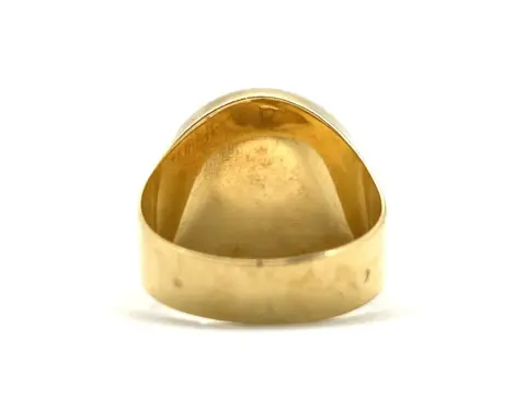 NO RESERVE - 22 karaat Rosé goud - Ring - Half Soeverein George V