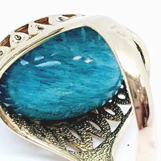 18 karaat Geel goud - Ring - 10.00 ct - amanzoniet