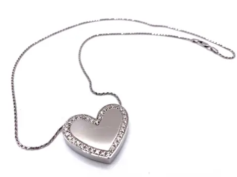 18 karaat Witgoud - Halsketting