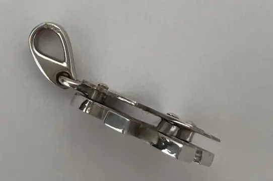 Le Bebe - 18 karaat Witgoud - Hanger - 0.22 ct