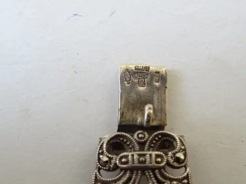 Art-Deco/Markasiet/gesigneerd - 835 Zilver - Armband