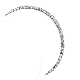 1.02 tcw Diamond Bracelet - 14 karaat Witgoud - Armband - 1.02 ct Diamant - Geen minimumprijs