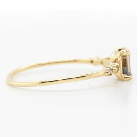 No Reserve Price - 0.56 tcw - 14 karaat Geel goud - Ring Diamant