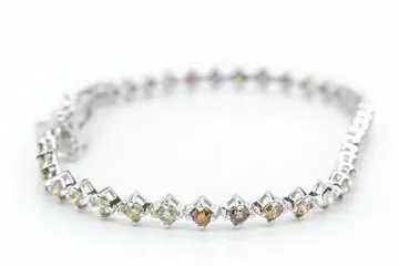No reserve price - 2.05 tcw - 18 karaat Witgoud - Armband Diamant