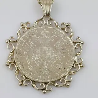 900 Zilver - Collier met hanger