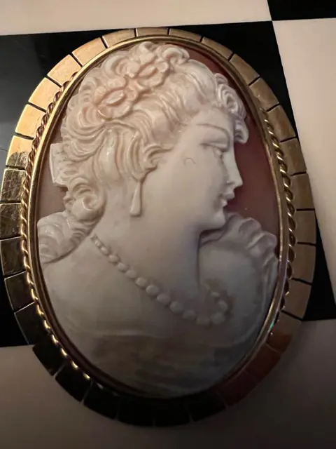 18 karaat Geel goud - Broche