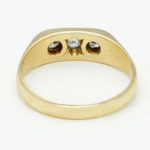 18 karaat Goud - Ring - 0.21 ct Diamant
