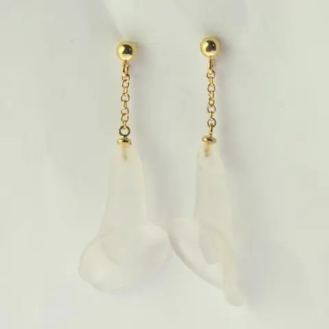 Intini Jewels - 18 karaat Geel goud, Goud - Oorbellen - Kwarts