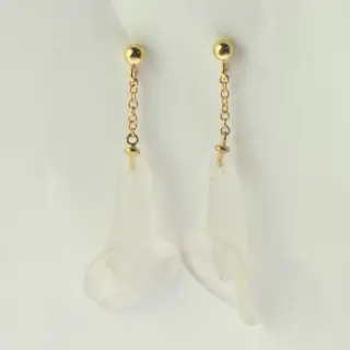 Intini Jewels - 18 karaat Geel goud, Goud - Oorbellen - Kwarts