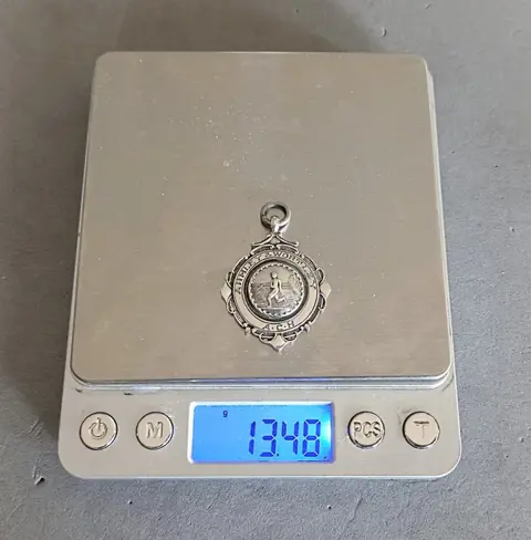 George Frank Bickerton - Birmingham 1931 - 925 Zilver - Hanger