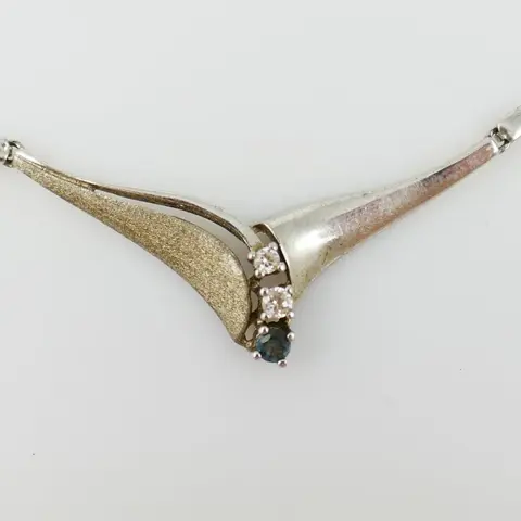 TeKa - Theodor Klotz - 925 Zilver - Halsketting, Ring