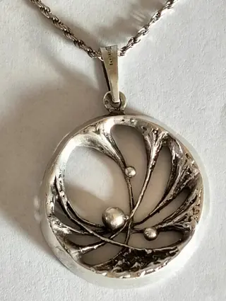 Karl Laine Zilver - Collier met hanger