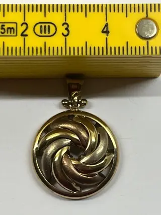 14 karaat Driekleurig - Hanger