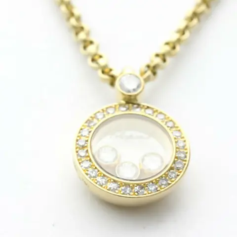 Chopard - 18 karaat Geel goud - Collier met hanger Diamant