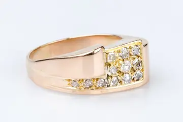 18 karaat Rosé goud - Ring - 0.33 ct