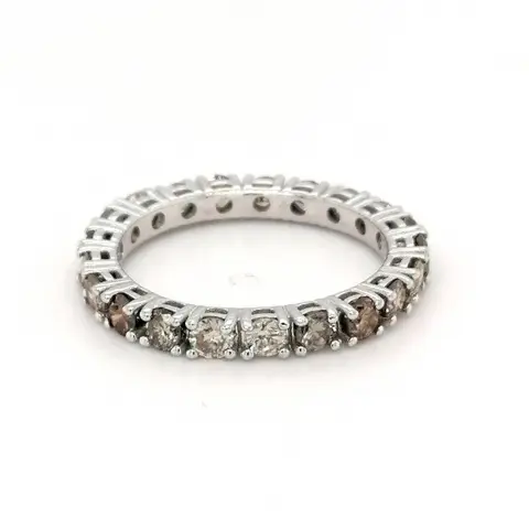 ***no reserve price* Witgoud - Eternity ring - 1.67 ct Diamant