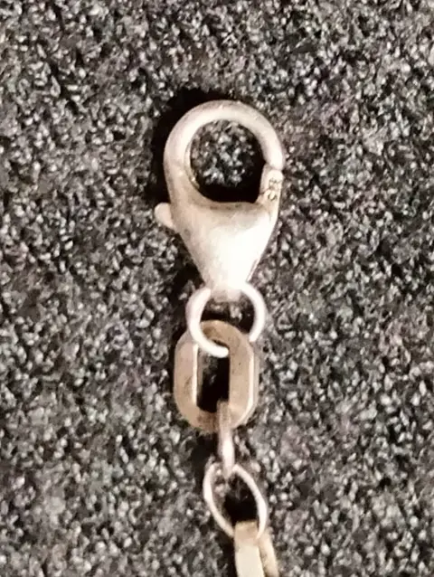 925 Zilver - Collier met hanger - Granaatstenen