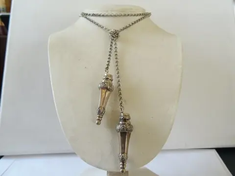 Jasseron ketting met hangers - 835 Zilver - Collier met hanger