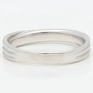 No Reserve - 18 karaat Witgoud - Ring - 0.125 ct Diamant