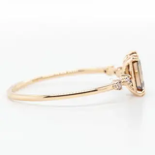 No reserve price - 0.84 tcw - 14 karaat Geel goud - Hanger Diamant