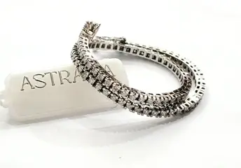 Astralia - 18 karaat Witgoud - Armband - 2.58 ct Diamant