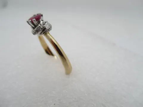 18 karaat Goud - Ring - 0.40 ct - Diamanten