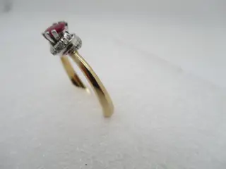 18 karaat Goud - Ring - 0.40 ct - Diamanten