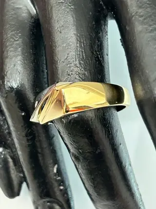 18 karaat Geel goud, Goud, Witgoud - Ring - 1.00 ct - Diamanten