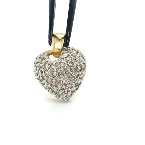18 karaat Geel goud - Hanger - 1.00 ct Diamant