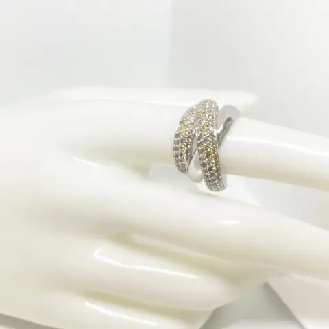 Natural fancy mix color - 14 karaat Witgoud - Ring - 1.29 ct Diamant - Geen minimumprijs