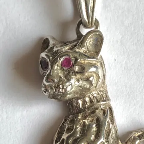 925 Zilver - Collier met hanger Toermalijn