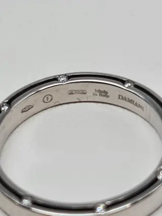 Damiani - 18 karaat Witgoud - Ring Diamant