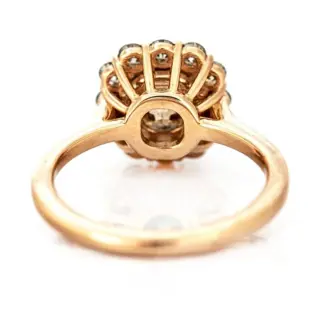 14 karaat Rosé goud - Ring - 2.02 ct Diamant - Diamanten