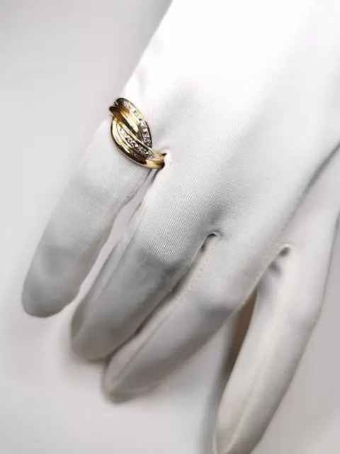 18 karaat Goud - Ring - Diamanten