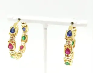 18 karaat Goud - Oorbellen