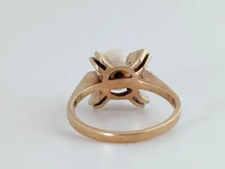 8 karaat Akoya parel, Goud - Ring