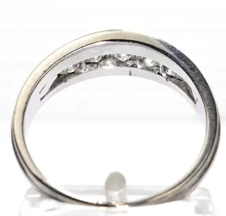 Handcrafted - 14 karaat Witgoud - Ring - 0.60 ct Diamant