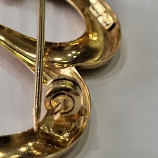 18 karaat Geel goud - Broche