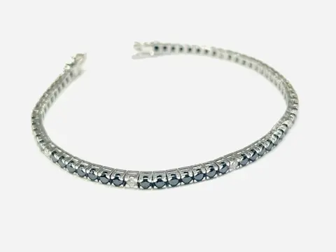 Astralia - 18 karaat Witgoud - Armband - 6.50 ct Diamant - Diamanten