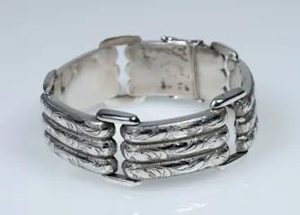 900 Zilver - Armband - Handwerk - gravure