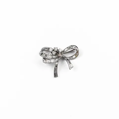 missiaglia Platina - Broche - 3.00 ct Diamant