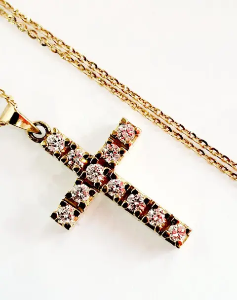 Astralia - 18 karaat Geel goud - Collier met hanger - 0.88 ct - Diamanten