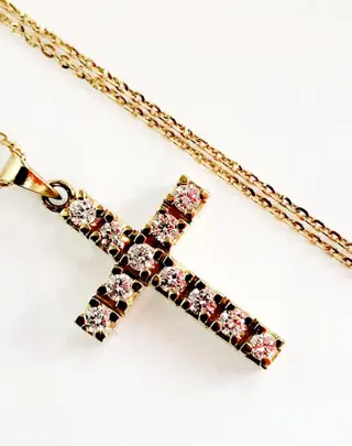 Astralia - 18 karaat Geel goud - Collier met hanger - 0.88 ct - Diamanten