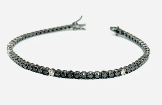 Astralia - 18 karaat Witgoud - Armband - 4.72 ct - Diamanten