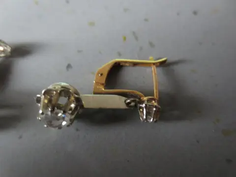 18 karaat Goud - Oorbellen - Diamanten