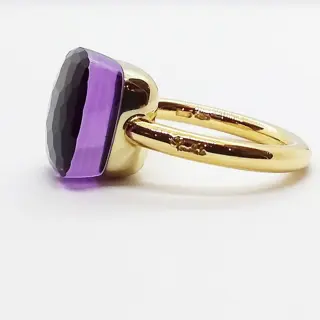 Pomellato - 18 karaat Goud - Ring Amethist