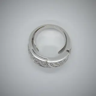 18 karaat Witgoud - Ring Diamant