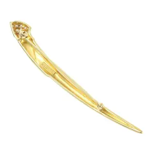 Mikimoto Geel goud - Broche