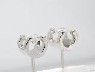 18 karaat Witgoud - Oorbellen