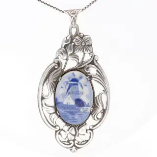 Zilver - Collier met hanger